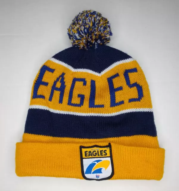 Vintage 90s Sekem West Coast Eagles Beanie One Size Fits Most Adults AFL