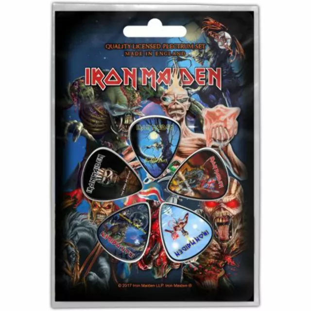 Iron Maiden - 5 x Guitar Picks Plectrum Pack (Later Albums)