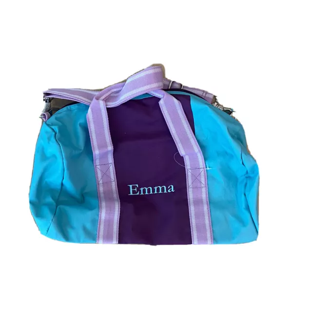 Pottery Barn Kids Small Duffle gym Bag Monogram EMMA