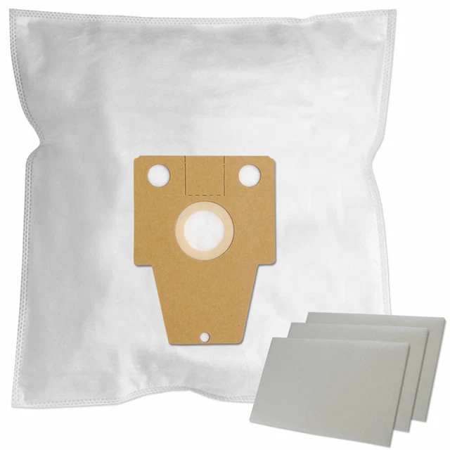PakTrade 5 Sacchetti Per Aspirapolvere In Microfibra + Filtro, Compatibili Siemens VS08G E Bosch BSG8, Serie Dynapower