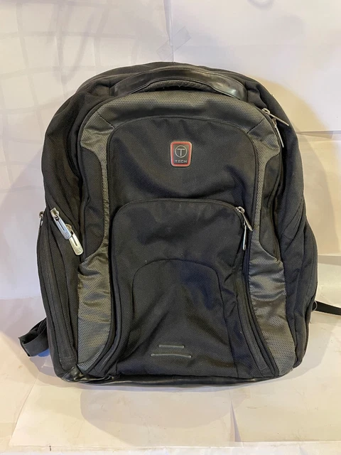 Tumi T-Tech Business Class Brief Pack Nylon Backpack Black (Gray inside) USED