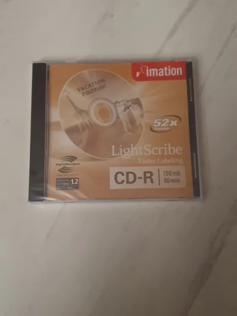 Imation LightScribe CD-R 700 MB 80 min 52 x Neu versiegelt