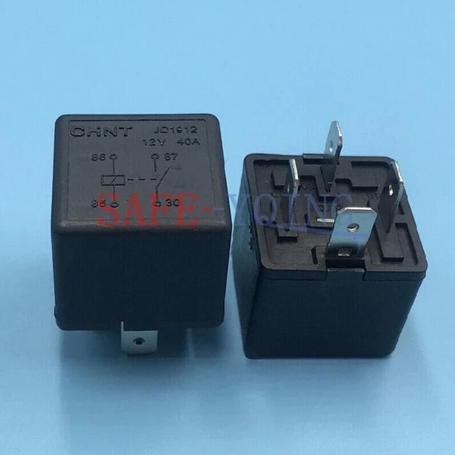 10Pcs CHNT 4Pins JD1912 12VDC 40A Automotive Relay NEW