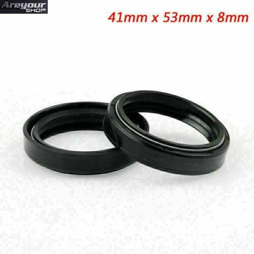 Front fork Oil Seal 41mmx53mmx8mm For Yamaha XVS1100 650 1300 YZ125 250 250WR Y3
