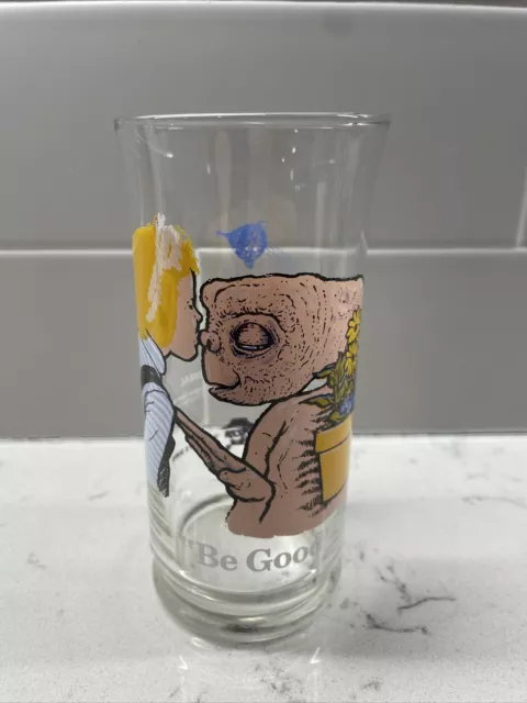 Vintage Et The Movie Be Good Pizza Hut Collectible Drinking Glass 1982 Mint