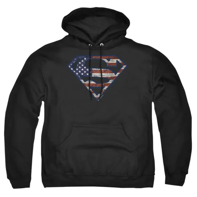 Superman "Wartorn Flag" Pullover Hoodie, Sweatshirt or Long Sleeve T-Shirt