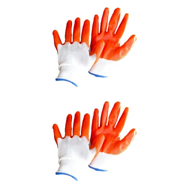 2 pares de guantes antiarañazos de protección animal para el gato