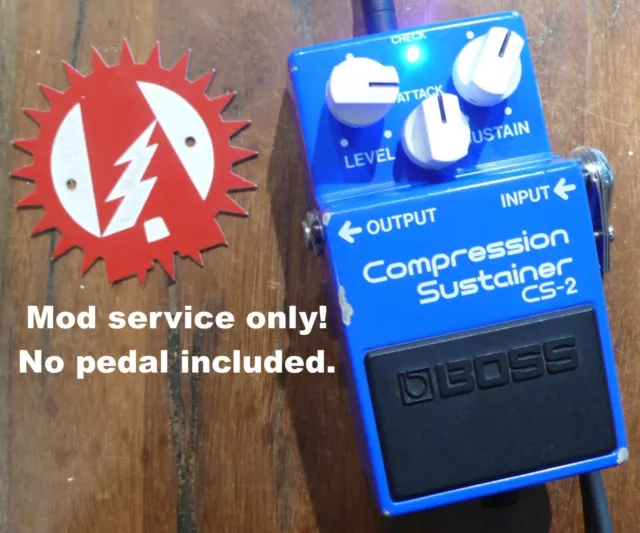 Modify your Boss CS-2 Compressor Sustainer (No Pedal) Effects Alchemy Audio Mod