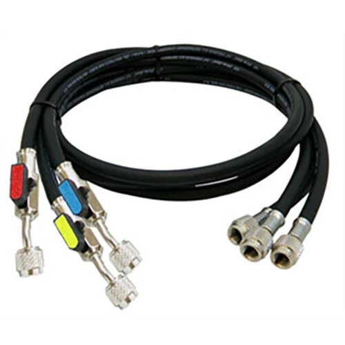CPS Products HP5BKEZ3 3 Pack 5ft Charging Hose,1/4in SAE, BV End