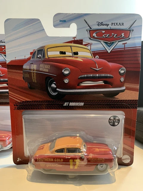 Pixar Cars Caleb Worley & Jet Robinson Metal Series Double Pack Diecast Cars