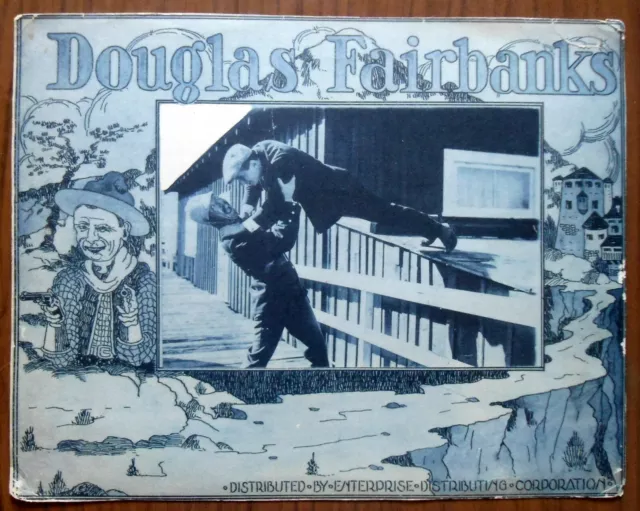 AMERICANO Old Lobby Card Movie poster 10"X12.7" Douglas Fairbanks Sr. Film 1920s