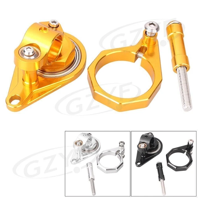 Morsetto ammortizzatore sterzo moto CNC per Suzuki GSXR600 GSXR750 2006-2010 DE nuovo