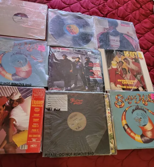 vinyl records lot  of R&B, OLE SKOOL RAP,DISCO 2