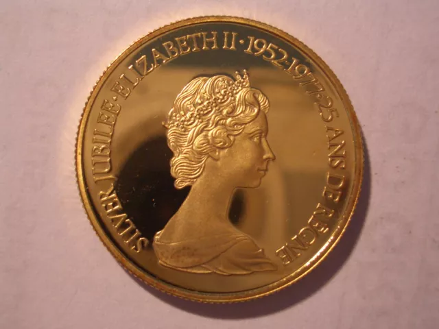 Gold Münze 100 Dollars 1977 Canada Elizabeth II.  Silver Jubilee 1977 25 Jahre!