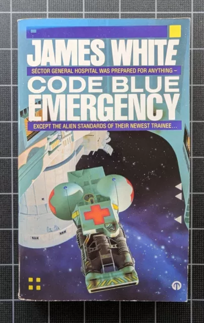 Code Blue Emergency James White 1987 Orbit Vintage Paperback Sci-Fi Pulp