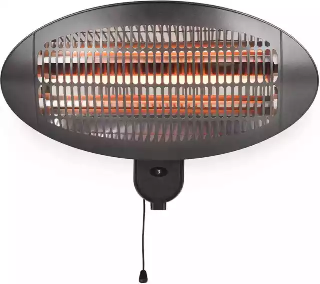 Millarco 58620 Wärme-Strahler Wand-Terrassen-Heizung 2000Watt Wandmontage