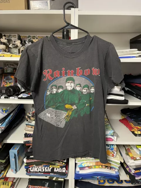 Vintage Original Rainbow Difficult to Cure world tour shirt 1981 RARE