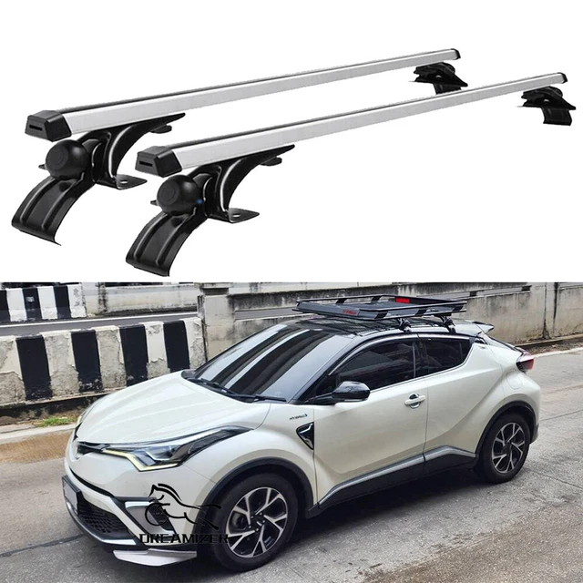 thumbnail image 2 of OE Style Roof Rack Cross Bars For Toyota C-HR 2017-2022 – Silver, 2-Piece Set With Mounting Hardware 2 of 4