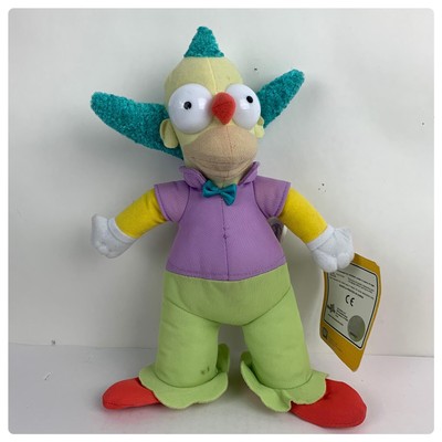 krusty the clown stuffed toy