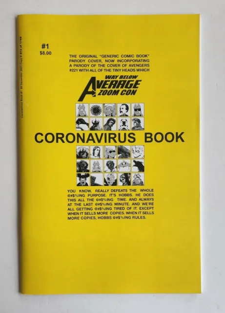 WAY BELOW AVERAGE ZOOM CON COMIC BOOK #1 339/1769 NM- 1st Printing, Cerebus, HTF