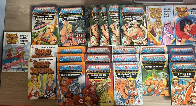 HE MAN SHE RA MASTERS OF THE UNIVERSE LADYBIRD BOOKS ALL 1ST EDITIONS 