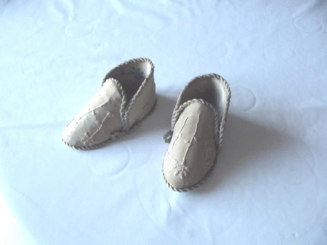 Chaussures Chinoises Anciennes Pour Grande Poupee