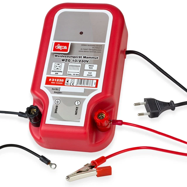 918542 Mammut WZG 10/230V Weidezaungerät Elektrozaun Weidezaun