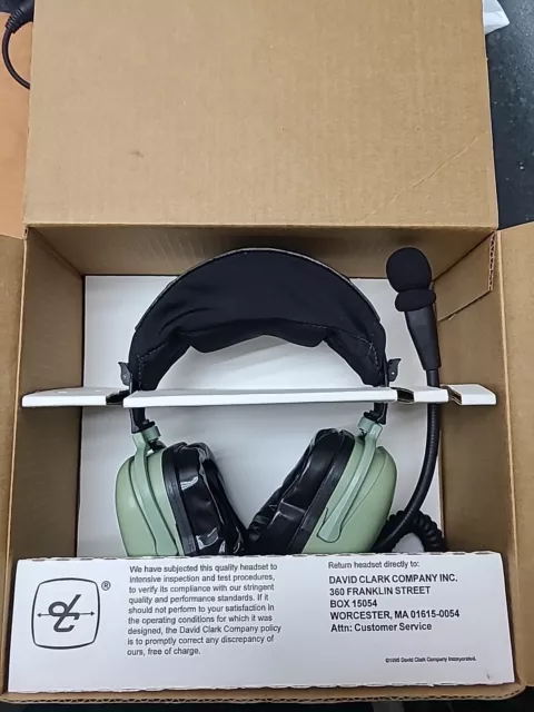 Minty! David Clark Model H20-16 Pilot  Headset