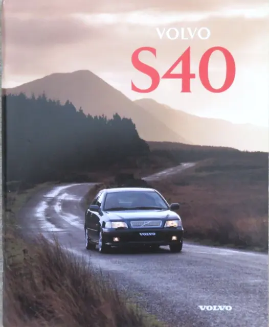 Volvo S40 Prospekt Brochure von 1996 (8059/2-96), 48 Seiten