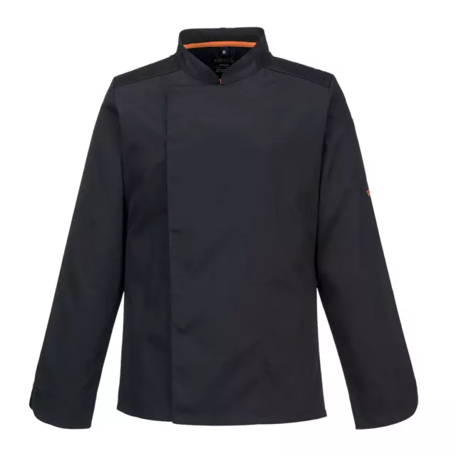 veste de cuisinier pas cher pro, Veste de cuisine noir manches courtes