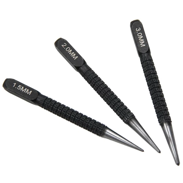 Marquage Centre Ponch 1.5/2/3mm Alliage Acier Forage Trou Métal Antidérapant