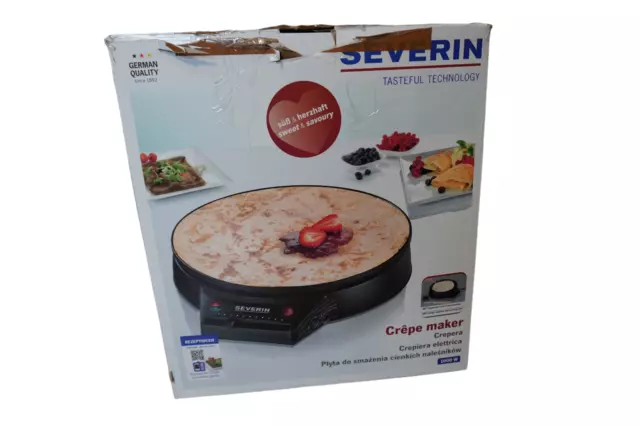 🥞 SEVERIN Crêpe-Maker, XXL-Grillplatte (30 cm)🍽️ 🔥