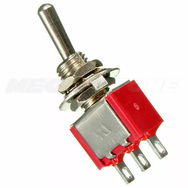 SPDT Momentary Mini Toggle Switch (ON)-OFF-(ON) Solder Lug... USA Seller!!!