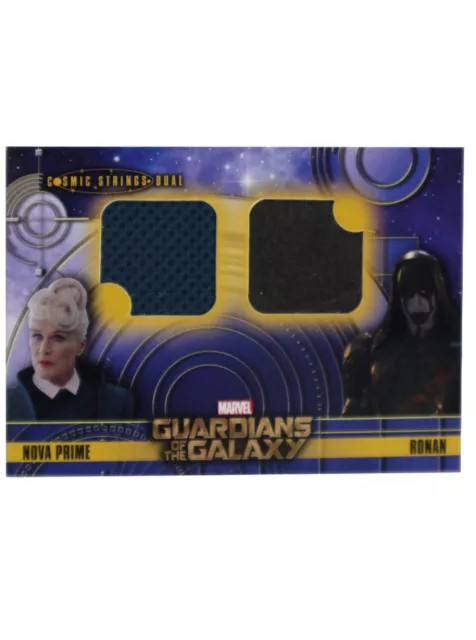 2014 Guardians Of The Galaxy Cosmic Strings Costume Card Upper Deck Nova Ronan