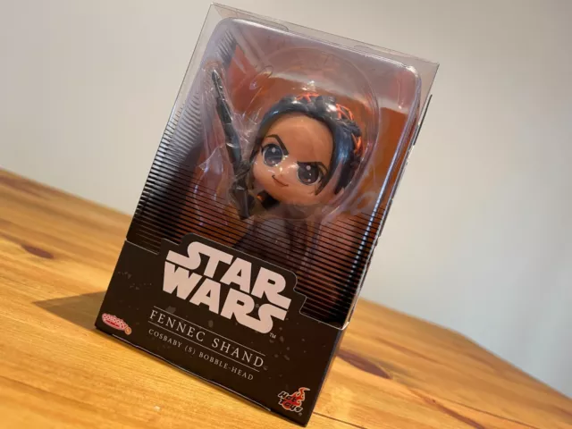 Hot Toys Star Wars Book Of Boba Fett Fennec Shand Cosbaby Bobble Head NEW!