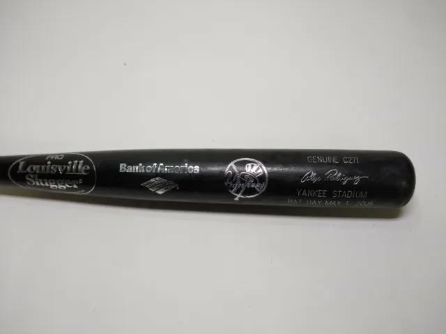 Louisville Slugger 30'' Genuine C271 Yankee Alex Rodriguez Black Bat Wood 3