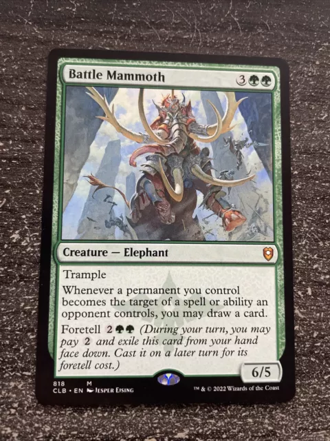 Carte Magic Mtg Mythique Battle Mammoth Neuf Fr