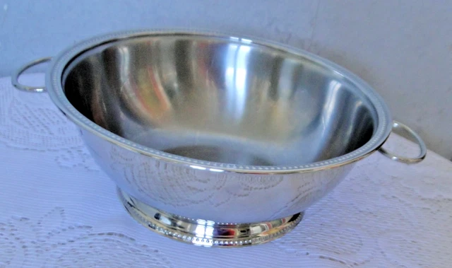 Guy Degrenne • Plateau inox 5 compartiments 38cm • Divided Serving Tray • Art de la table français vintage - France
