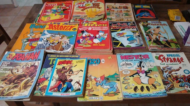 Lot De 69 Bandes Dessinées Vintage - Années 60 - État Correct