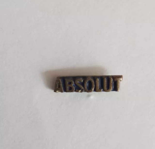 Pin's Vodka Absolut , Logo Discret , Alcool