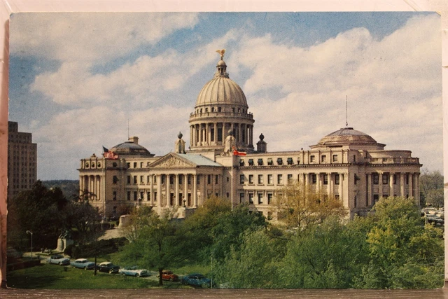 Mississippi MS Jackson State Capitol Postcard Old Vintage Card View Standard PC