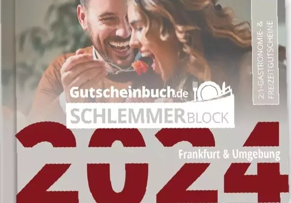 Gutscheinbuch Schlemmerblock 2024 Frankfurt & Umgeb. Mit Mobile Code