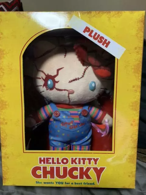 HELLO KITTY  & CHUCKY Plush Doll Figure USJ Limited Edition Universal JAPAN Rare