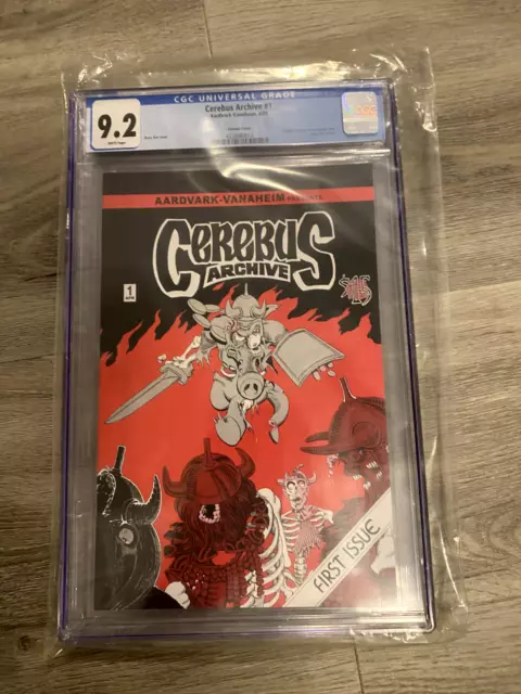 CEREBUS Archive #1 CGC 9.2  COMIC BOOK Variant Cover WP 2009