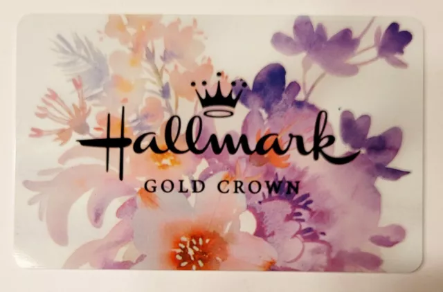 Hallmark Pretty Flowers Watercolor Gift Card No $ Value Collectible