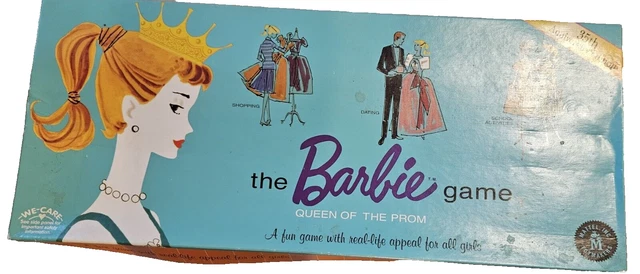 VINTAGE BARBIE QUEEN Of The Prom Board Game 1991 Mattel Complete