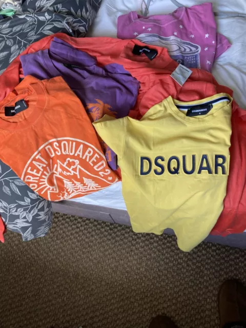 dsquared2 jumper and t shirt parcel m