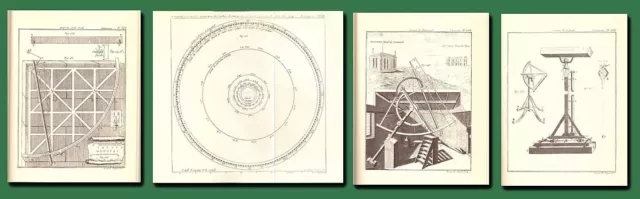 1792 LALANDE Astronomy/3 Volumes/38 Plates/Telescopes/Venus Transit/VG Facsimile 2