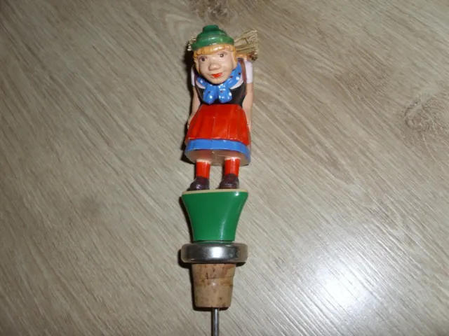 Alter Flaschenverschluss mit Wackelkopf - Vintage - selten