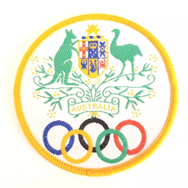 Australia Olympics Patch Embroidered Kangaroo & Emu